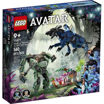 Lego Avatar Neytiri et Thanator contre Quaritch en équipement AMP 2022
